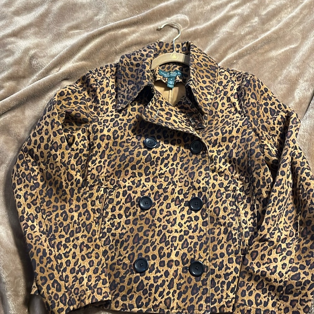 Ralph Laren Animal Print Jacket Medium
